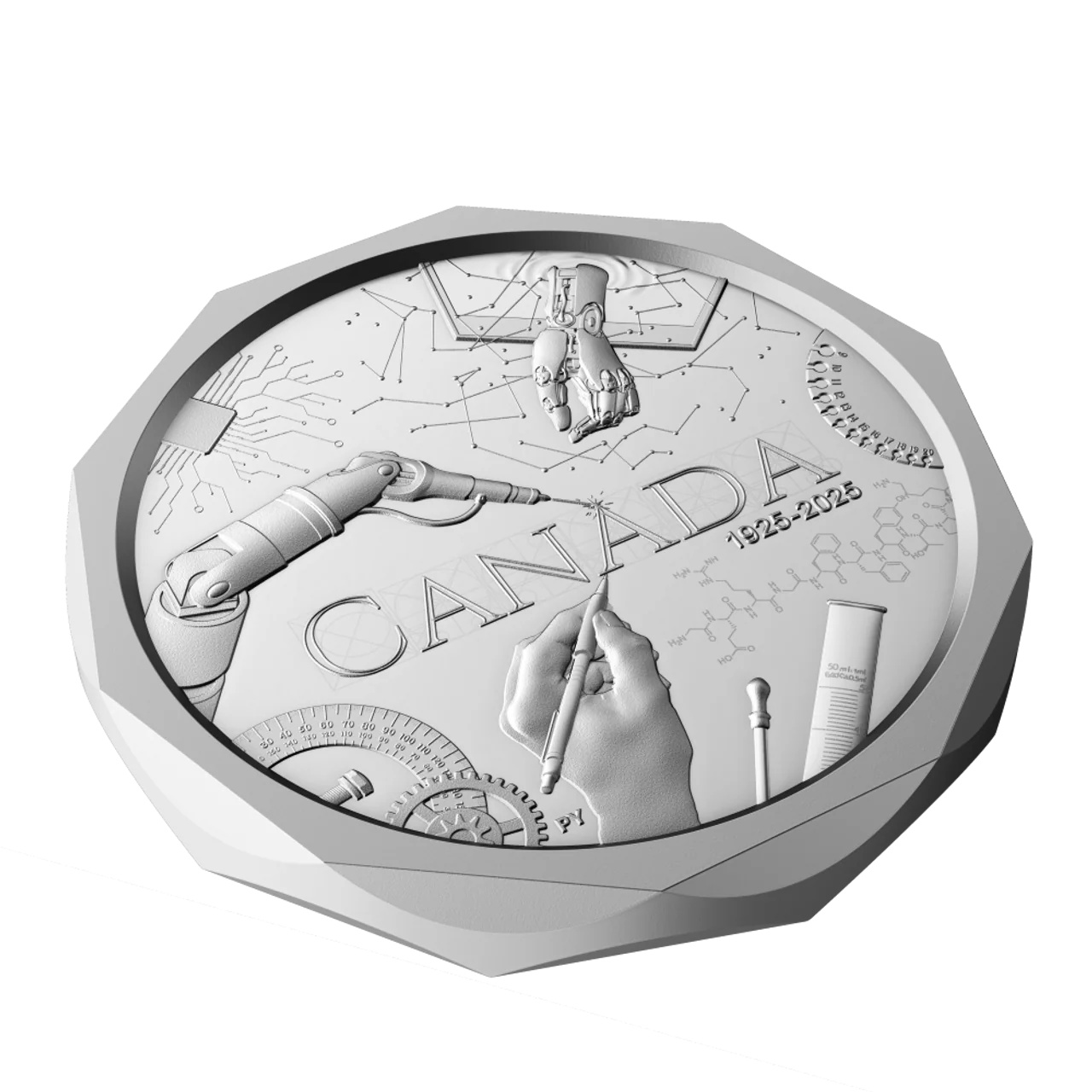 2025 $25 Fine Silver Coin The Calling of an Engineer - Image 3