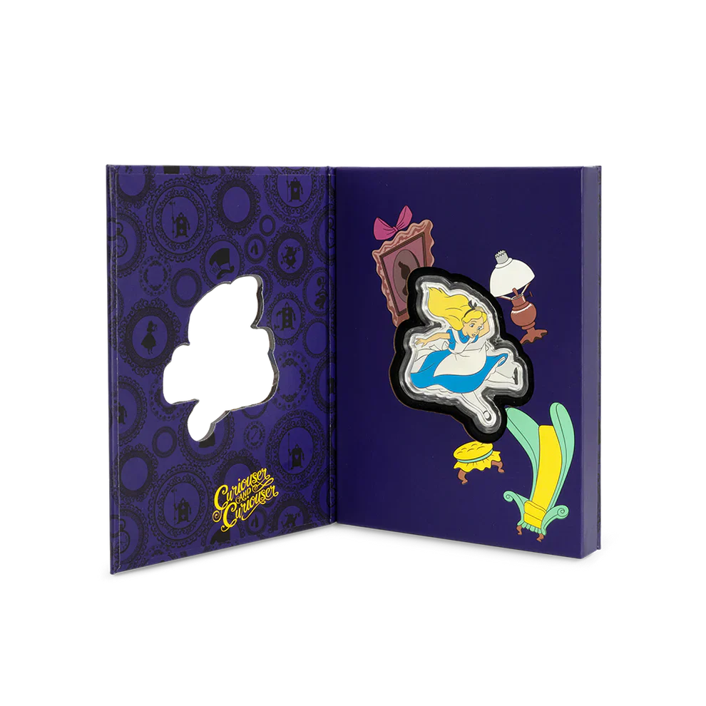 2025 Alice in Wonderland - Alice 2oz Silver Coin - Image 3