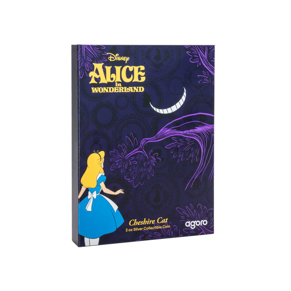 2025 Alice in Wonderland - Cheshire Cat 2oz Silver Coin - Image 4
