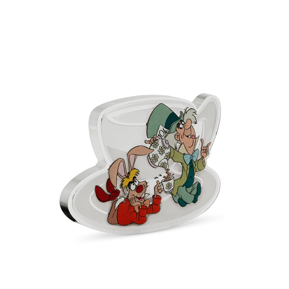 2025 Alice in Wonderland - Mad Hatter's Tea Party 2oz Silver Coin