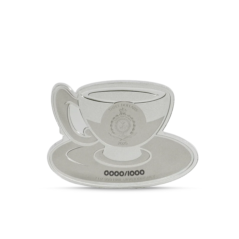 2025 Alice in Wonderland - Mad Hatter's Tea Party 2oz Silver Coin - Image 2