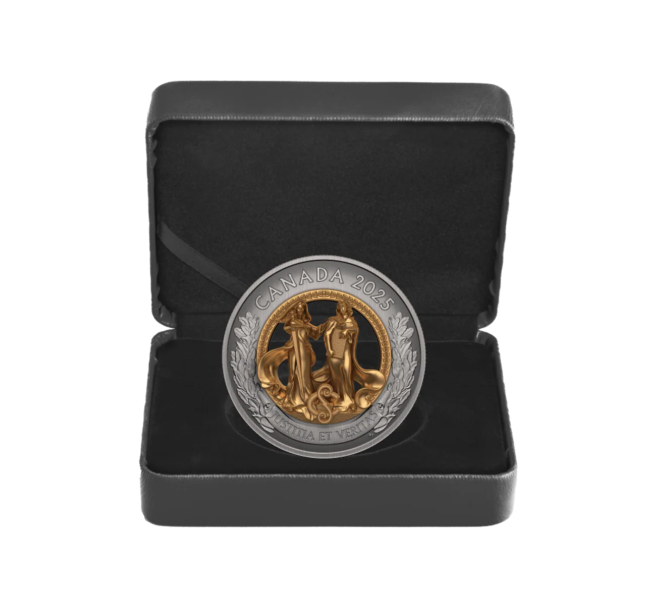 2025 $50 Fine Silver Coin - Allegories of Justice and Truth - Image 4