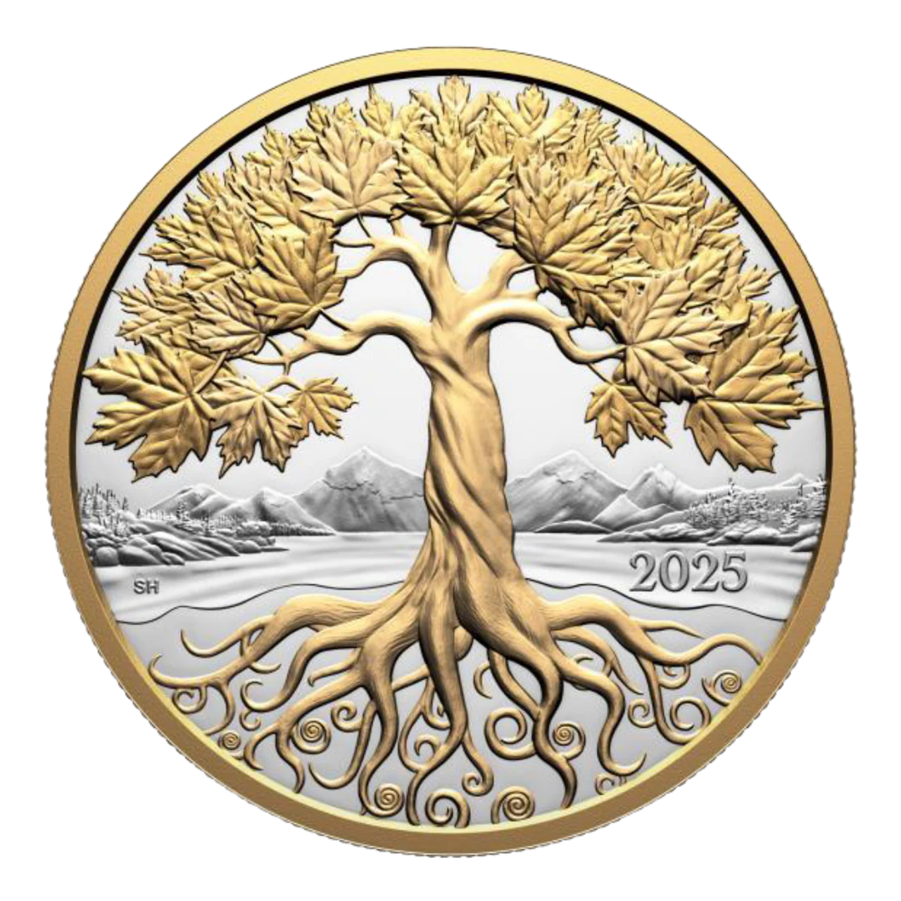 2025 $50 Fine Silver Coin - Maple Tree of Life