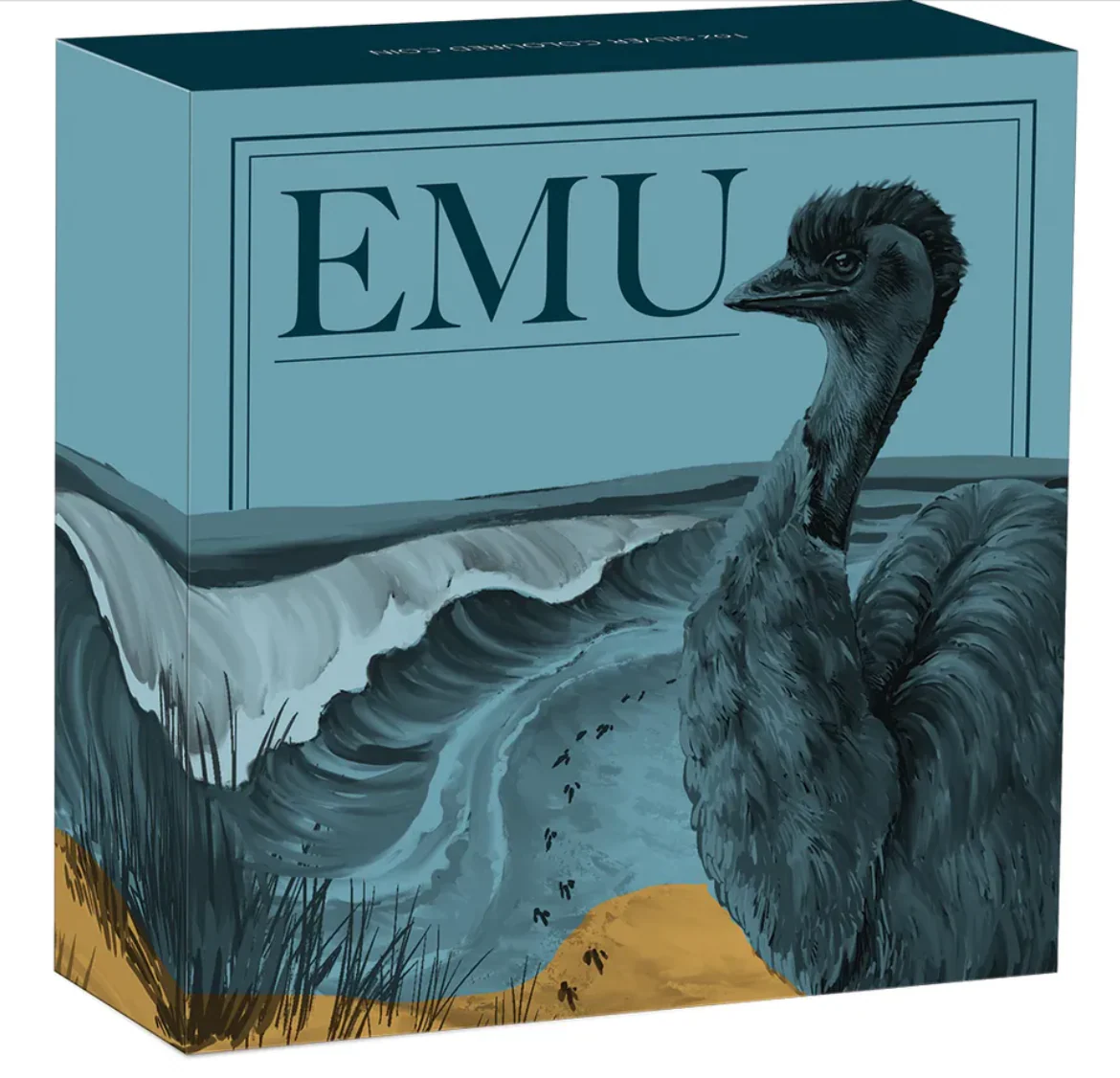 2025 Australian Emu 1oz Silver Coloured Coin - Image 2