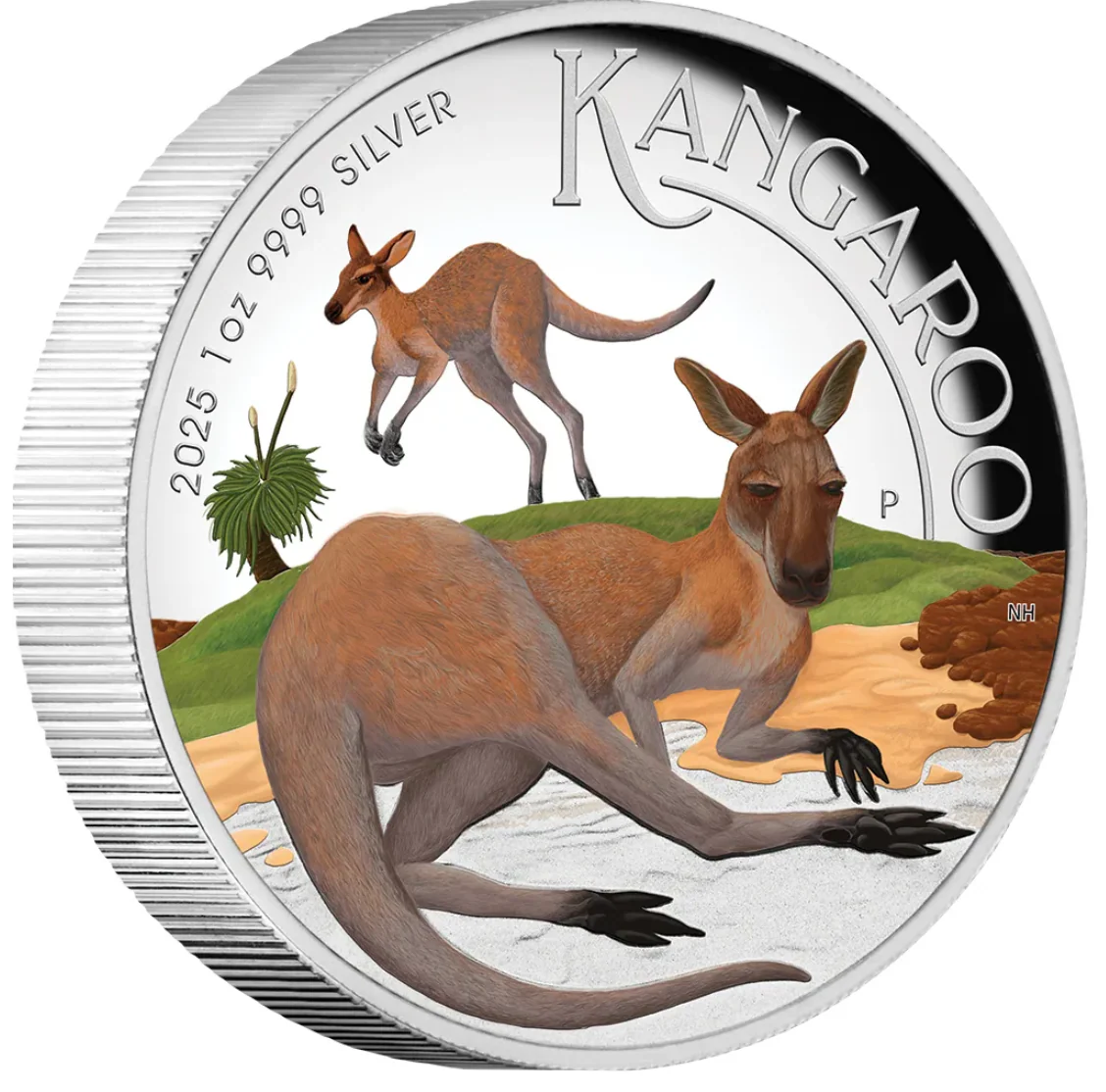2025 Australian Kangaroo 1oz Silver Proof High Relief Coin