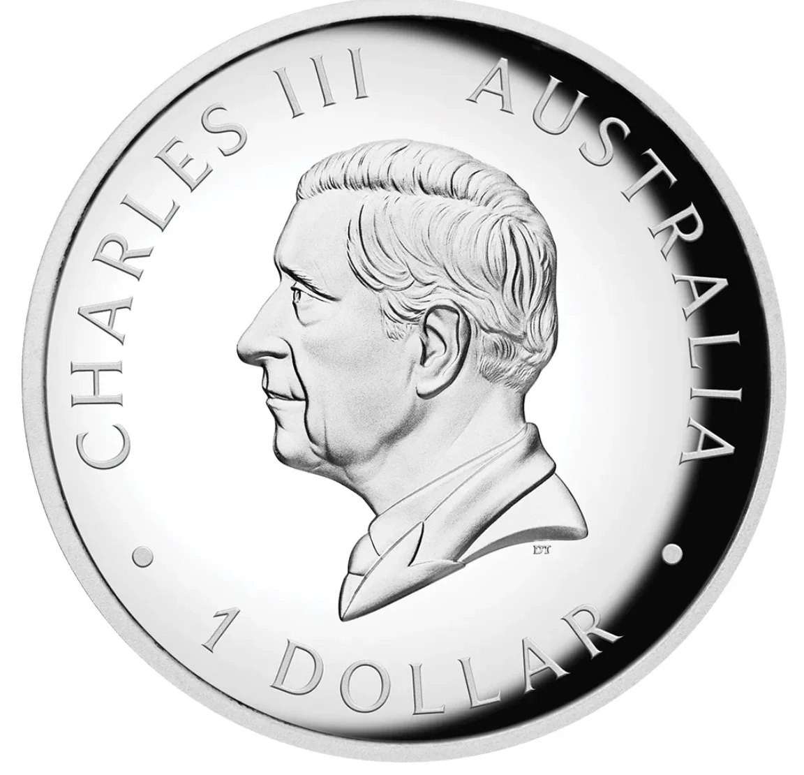 2025 Australian Kangaroo 1oz Silver Proof High Relief Coin - Image 2