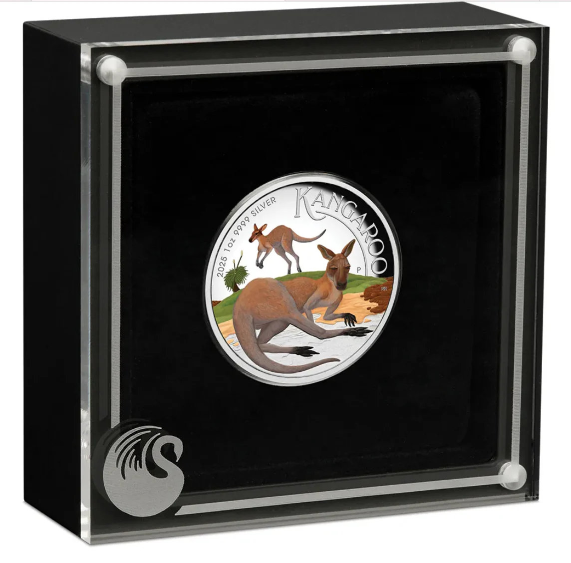 2025 Australian Kangaroo 1oz Silver Proof High Relief Coin - Image 3