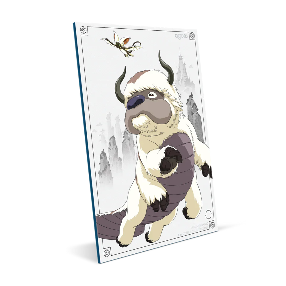 2025 Avatar The Last Airbender - Appa and Momo 1oz Silver Foil - Image 3