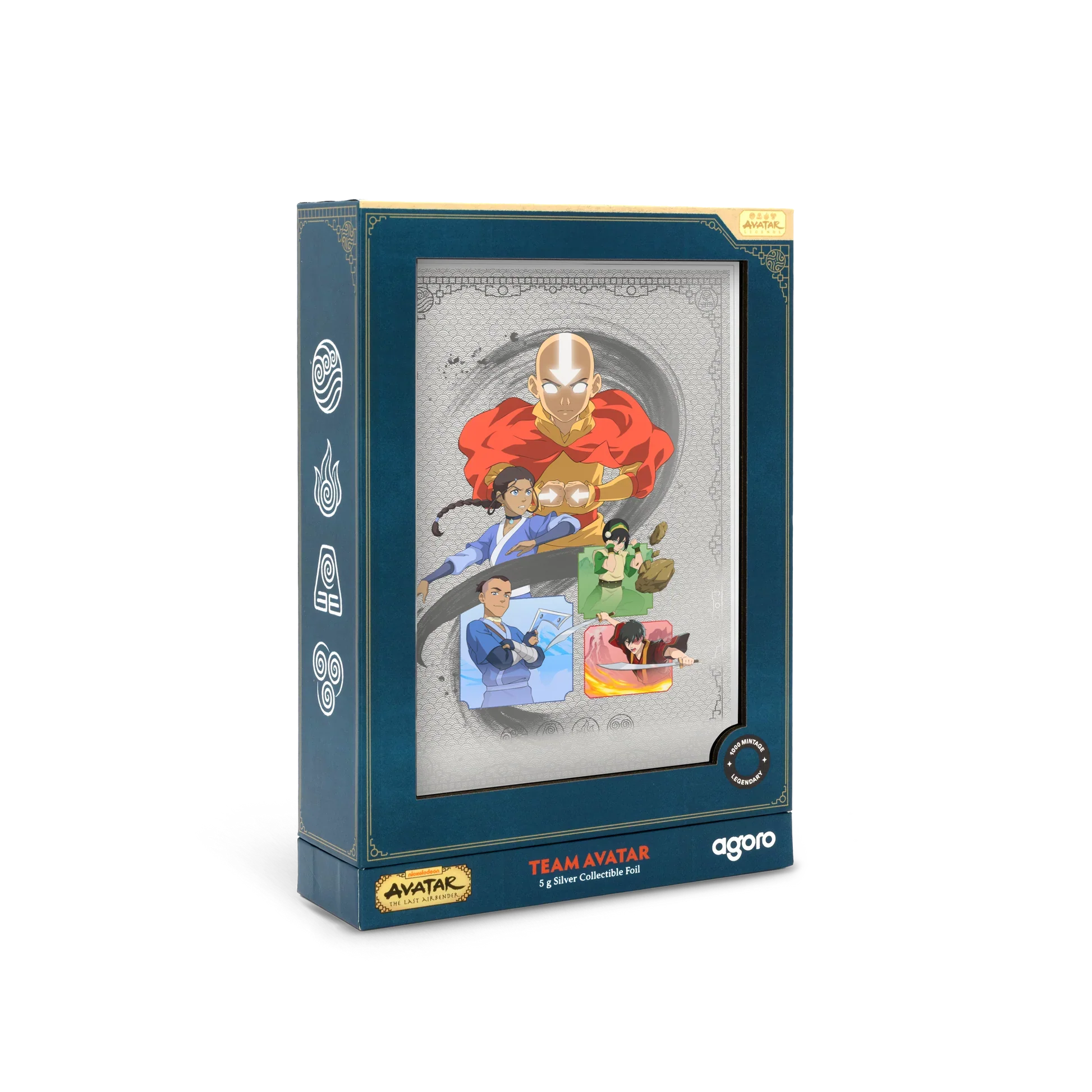 2025 Avatar The Last Airbender - Team Avatar 5g Silver Foil - Image 4
