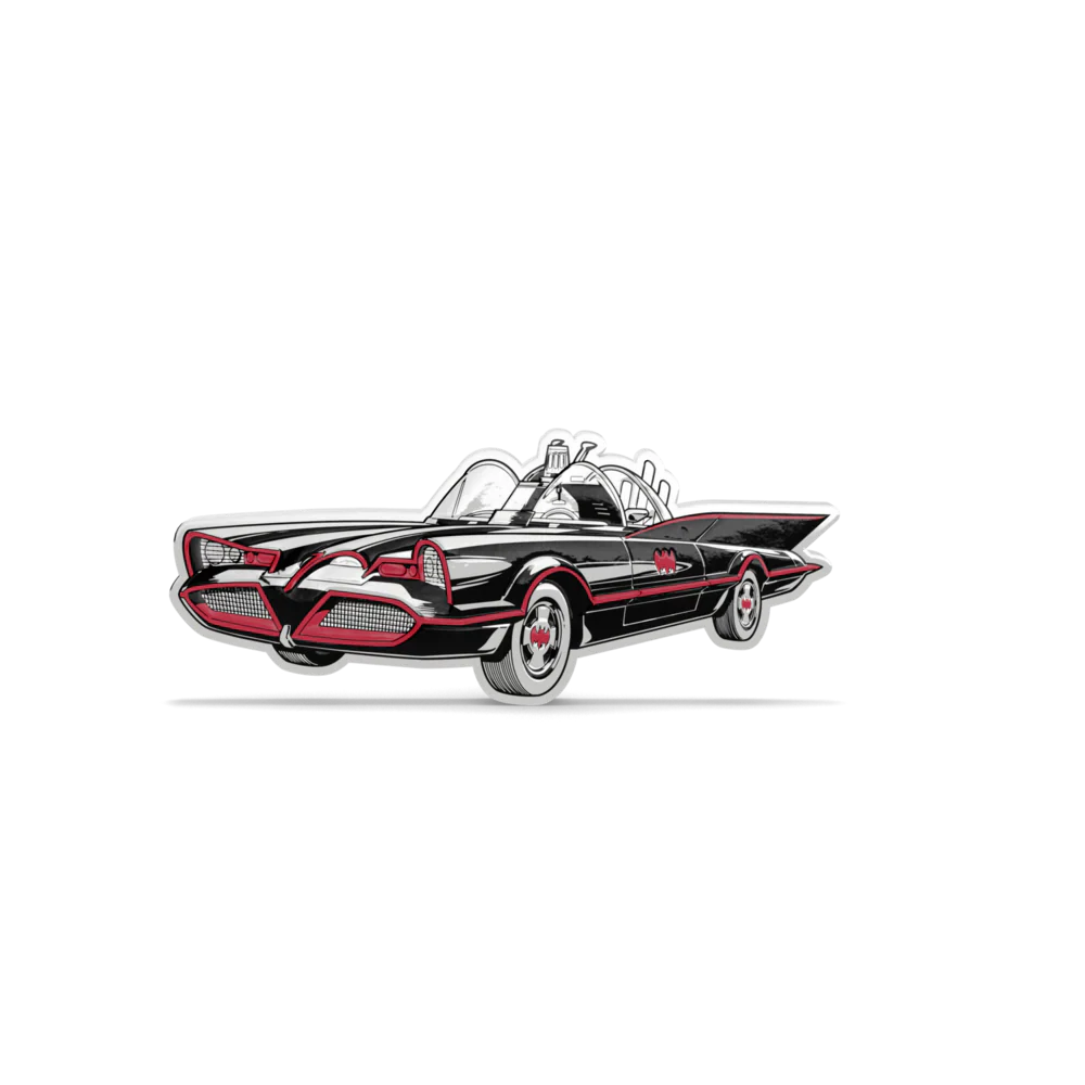 2025 BATMAN™66 - Batmobile 1oz Silver Coin - Image 2