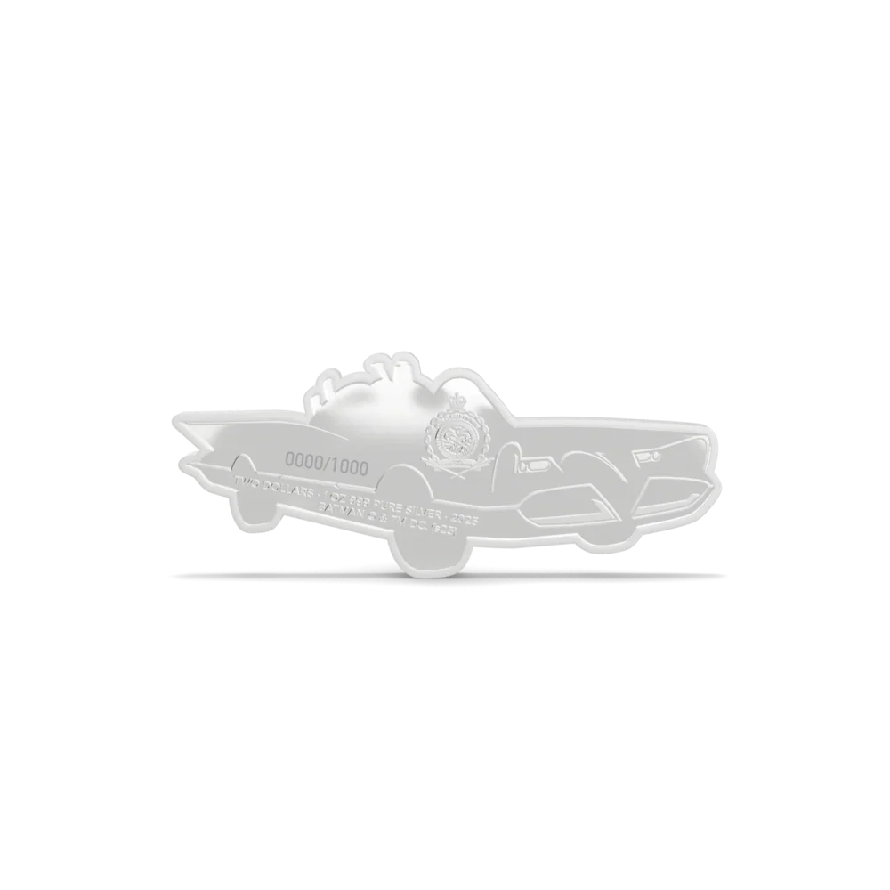 2025 BATMAN™66 - Batmobile 1oz Silver Coin - Image 3