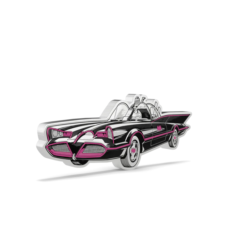 2025 BATMAN™66 - Batmobile 1oz Silver Coin - Image 4