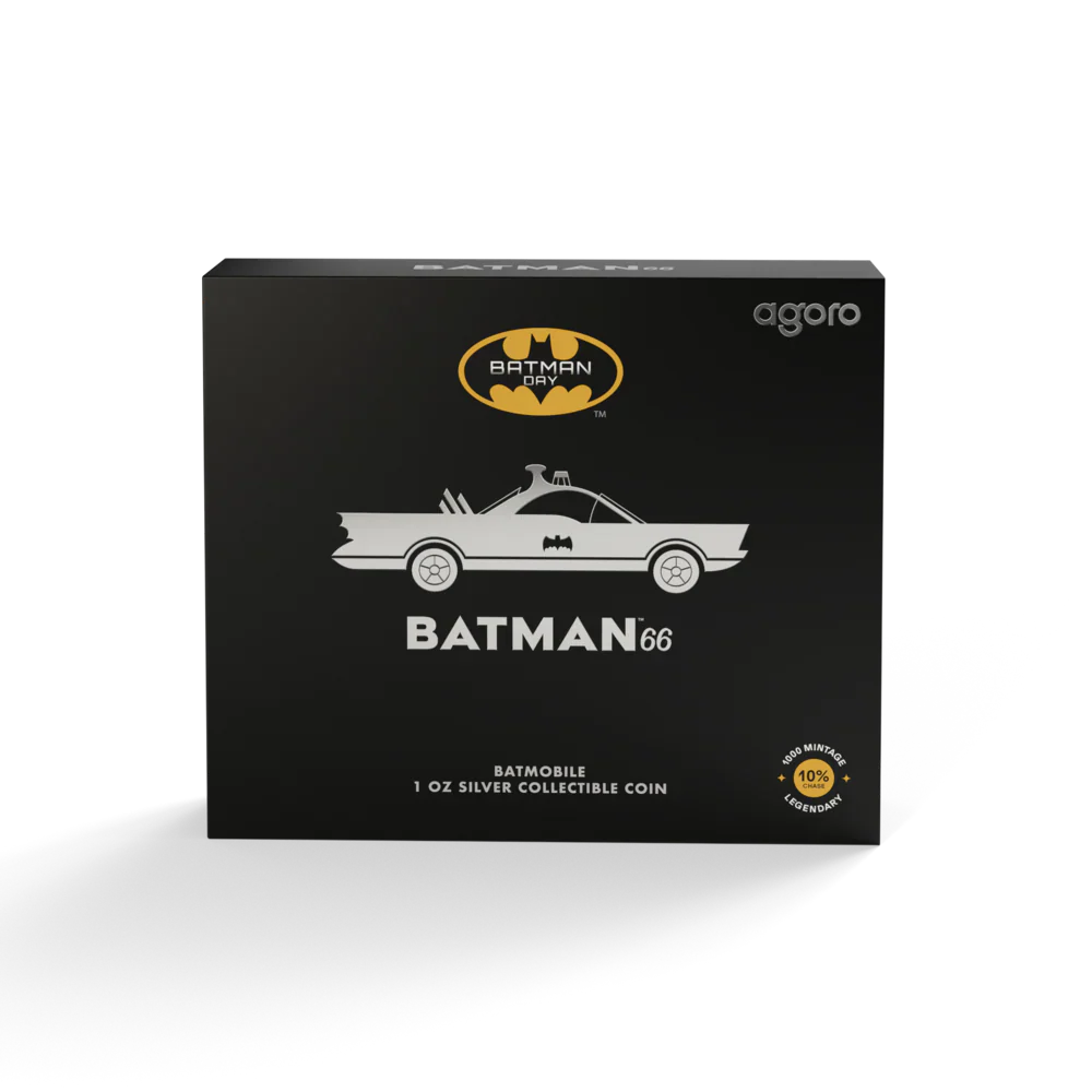 2025 BATMAN™66 - Batmobile 1oz Silver Coin - Image 6