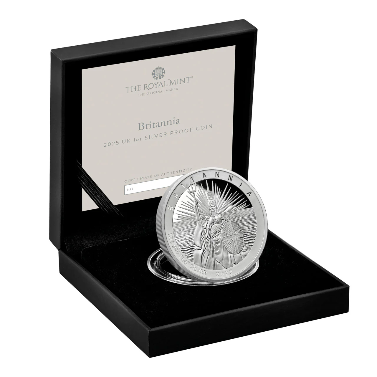 2025 Britannia UK 1oz Silver Proof Coin - Image 3
