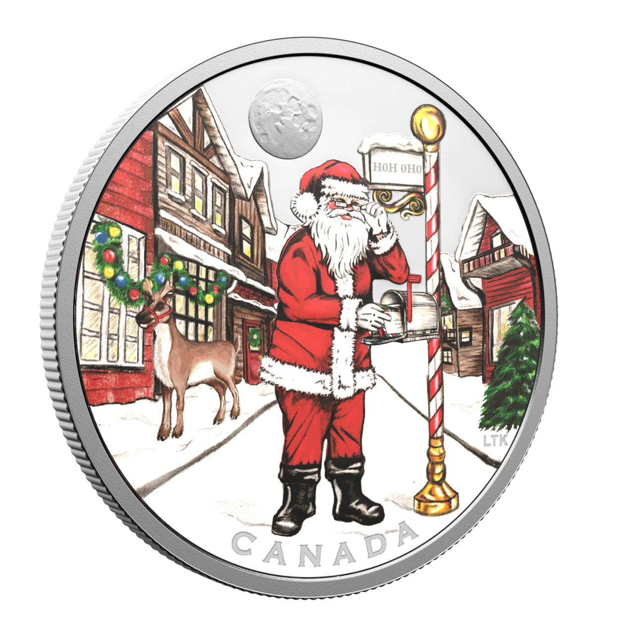 2025 Canada $20 Fine Silver Coin Dear Santa - Image 2
