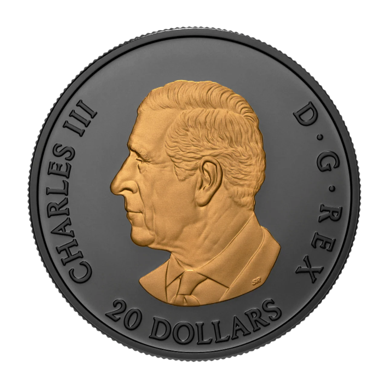 2025 Canada $20 Fine Silver Coin - Gilded Elegant Maple - Image 2