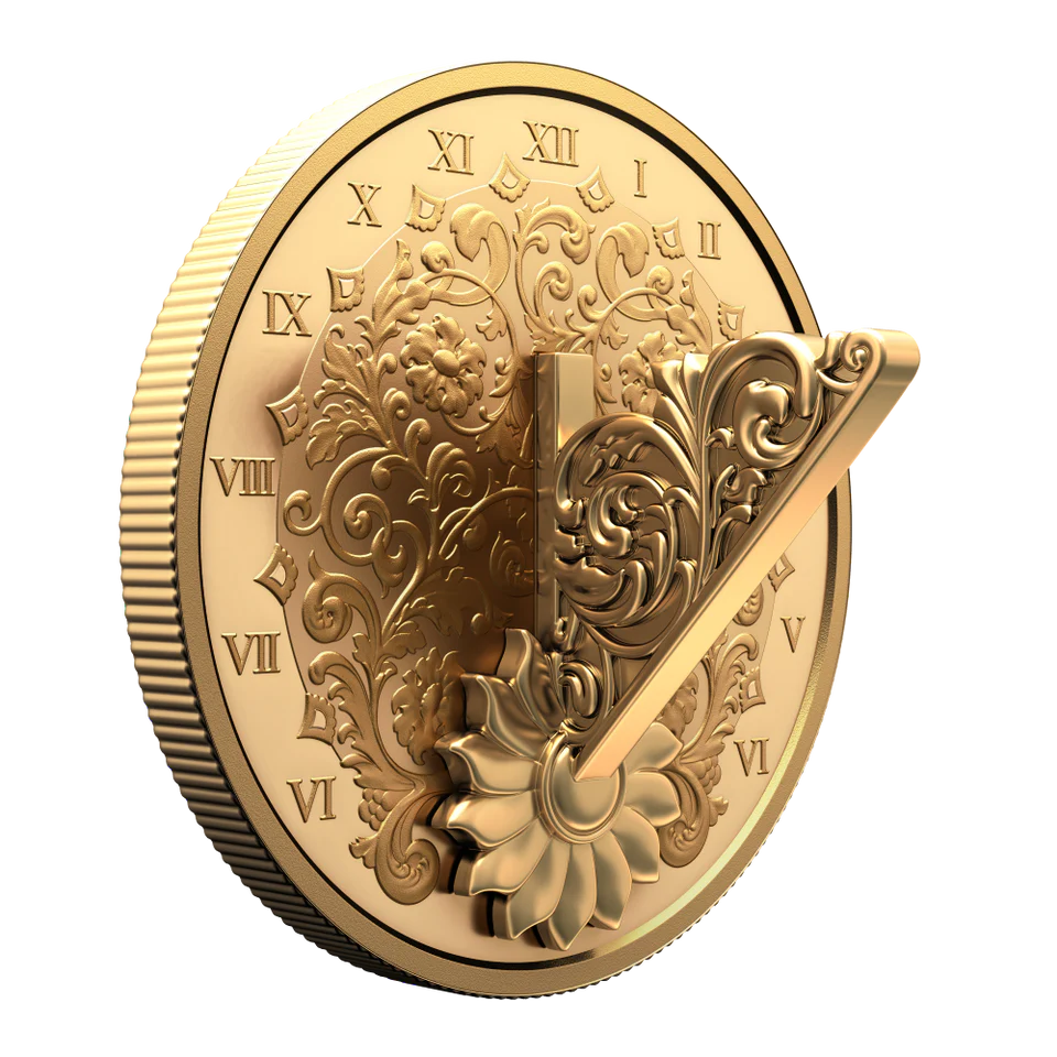 2025 Canada $20 Fine Silver Coin - The Gilded Sundial - Image 2