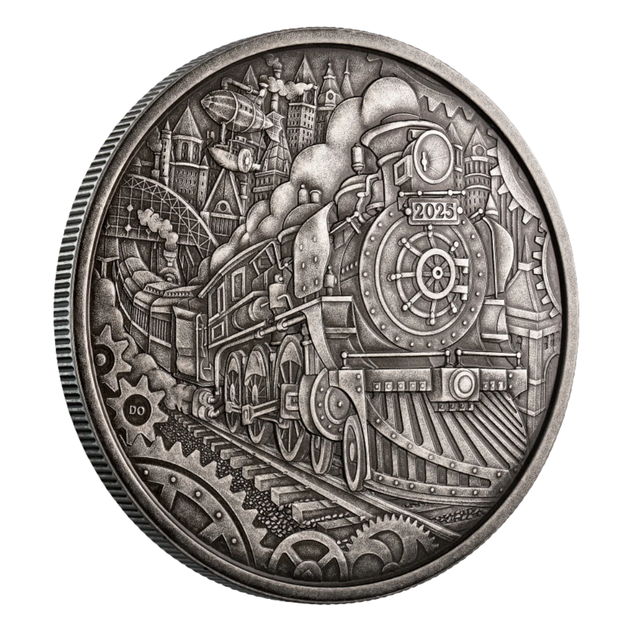 2025 Canada $50 Fine Silver Coin - A Whimsical Tale - Steam Locomotive