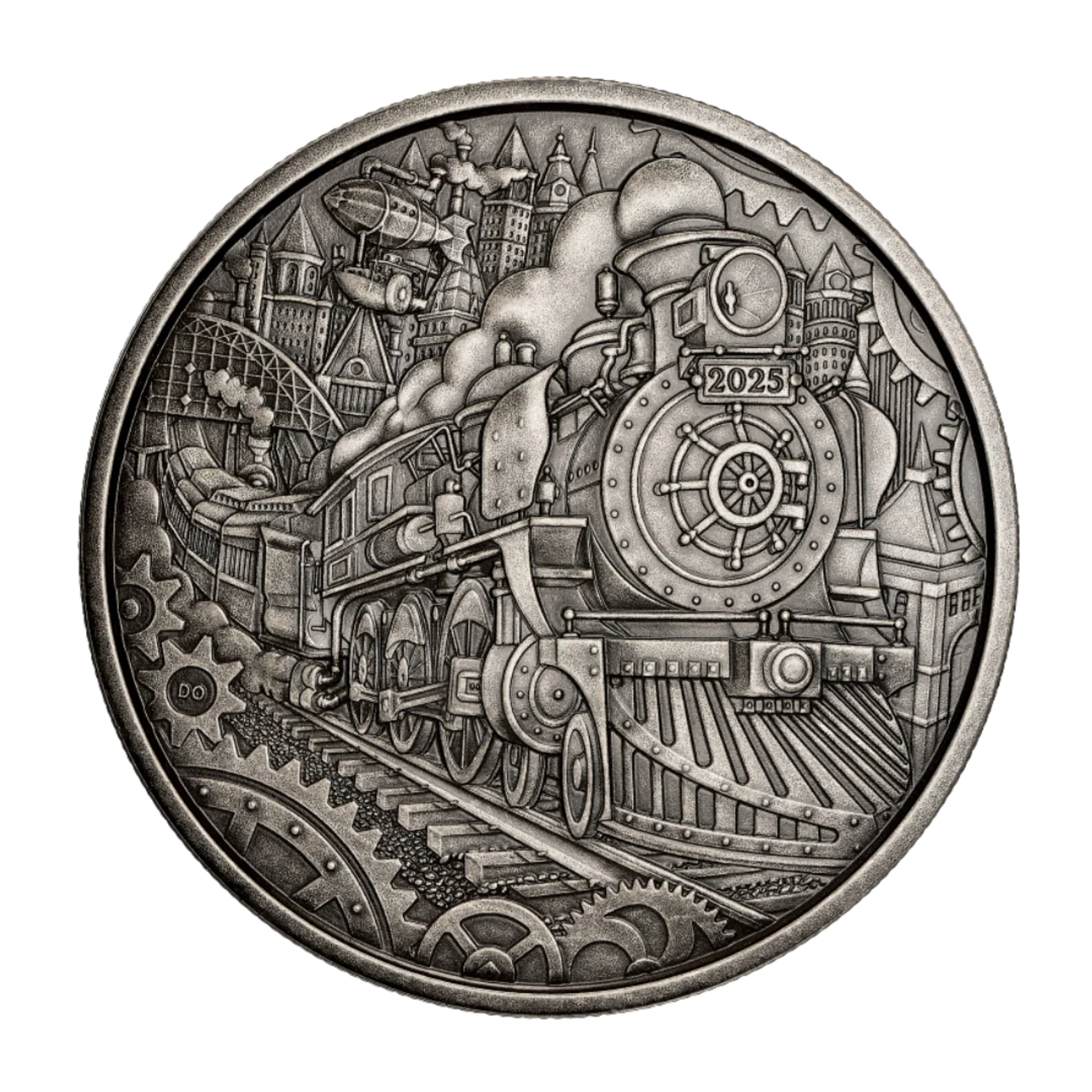 2025 Canada $50 Fine Silver Coin - A Whimsical Tale - Steam Locomotive - Image 2