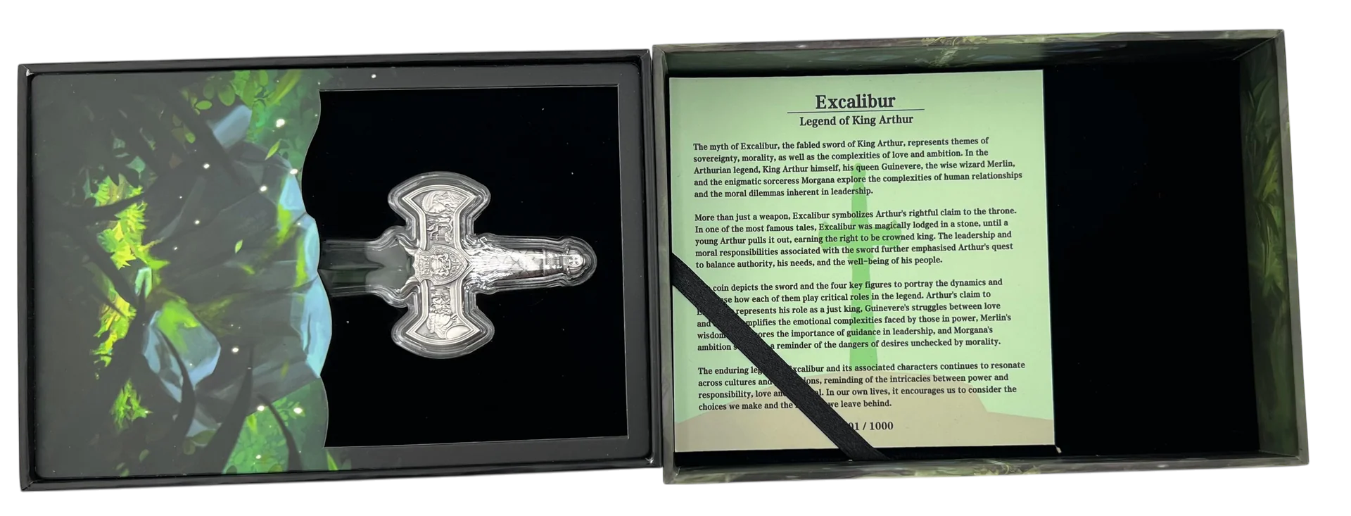2025 Chad 1oz Excalibur with Green Crystal Blade - Image 6