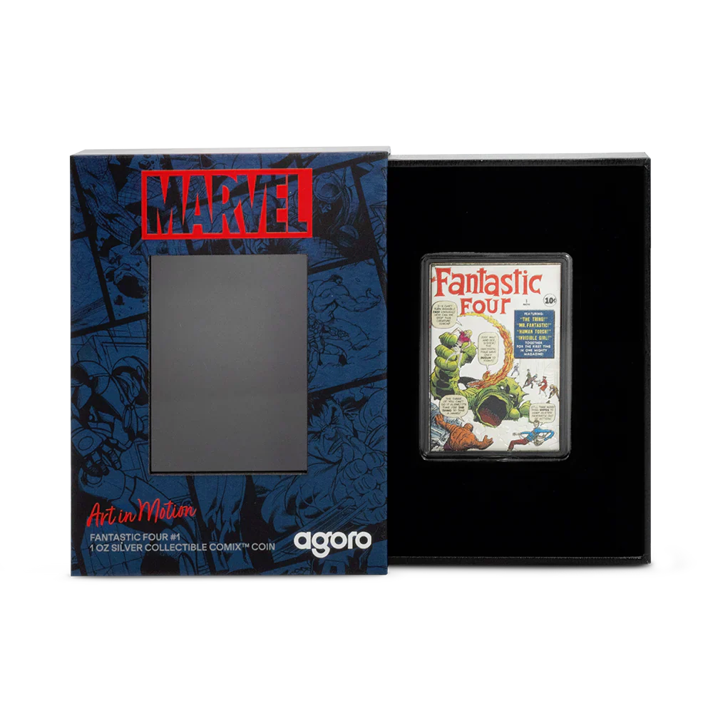 2025 COMIX™ - Marvel Fantastic Four #1 1oz Silver COMIX Collectible Coin - Image 3