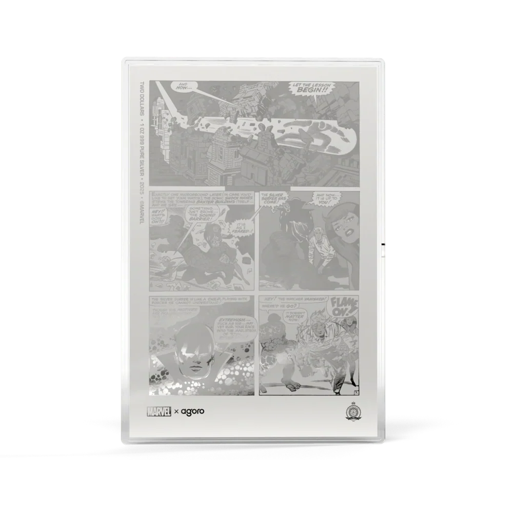2025 COMIX™ - Marvel Fantastic Four #72 1oz Silver Foil - Image 3