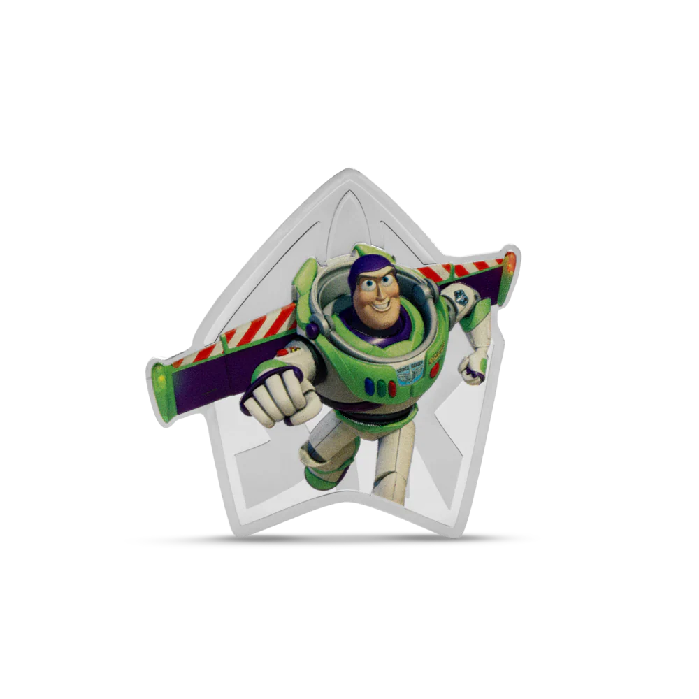 2025 Disney Pixar - Toy Story (1995) 30th Anniversary - Buzz 1oz Silver Coin - Image 2
