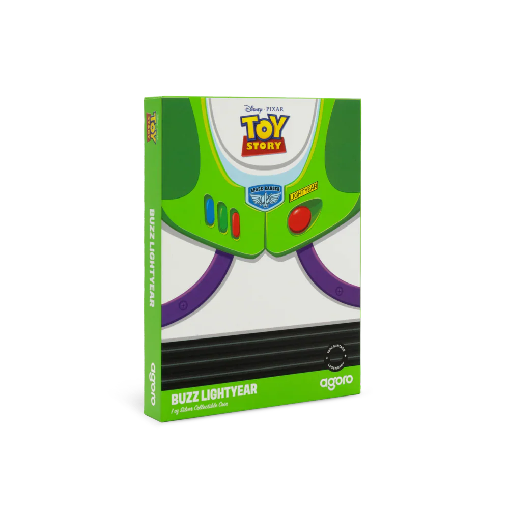 2025 Disney Pixar - Toy Story (1995) 30th Anniversary - Buzz 1oz Silver Coin - Image 4