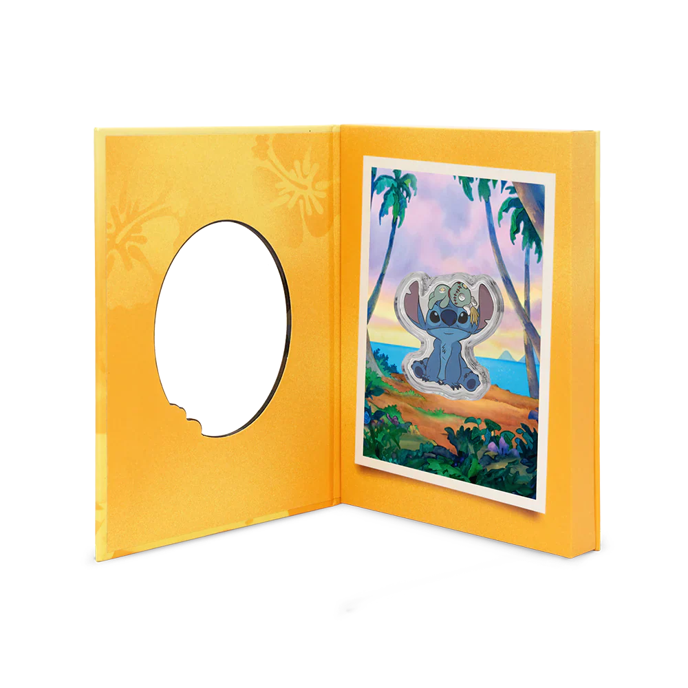 2025 Disney Stitch Ohana 1oz Silver Coin - Image 4