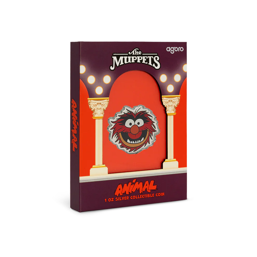 2025 Disney The Muppets - Animal 1oz Silver Collectible Coin - Image 4