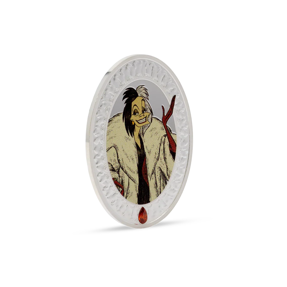 2025 Disney Villains - Cruella De Vil 1oz Silver Coin