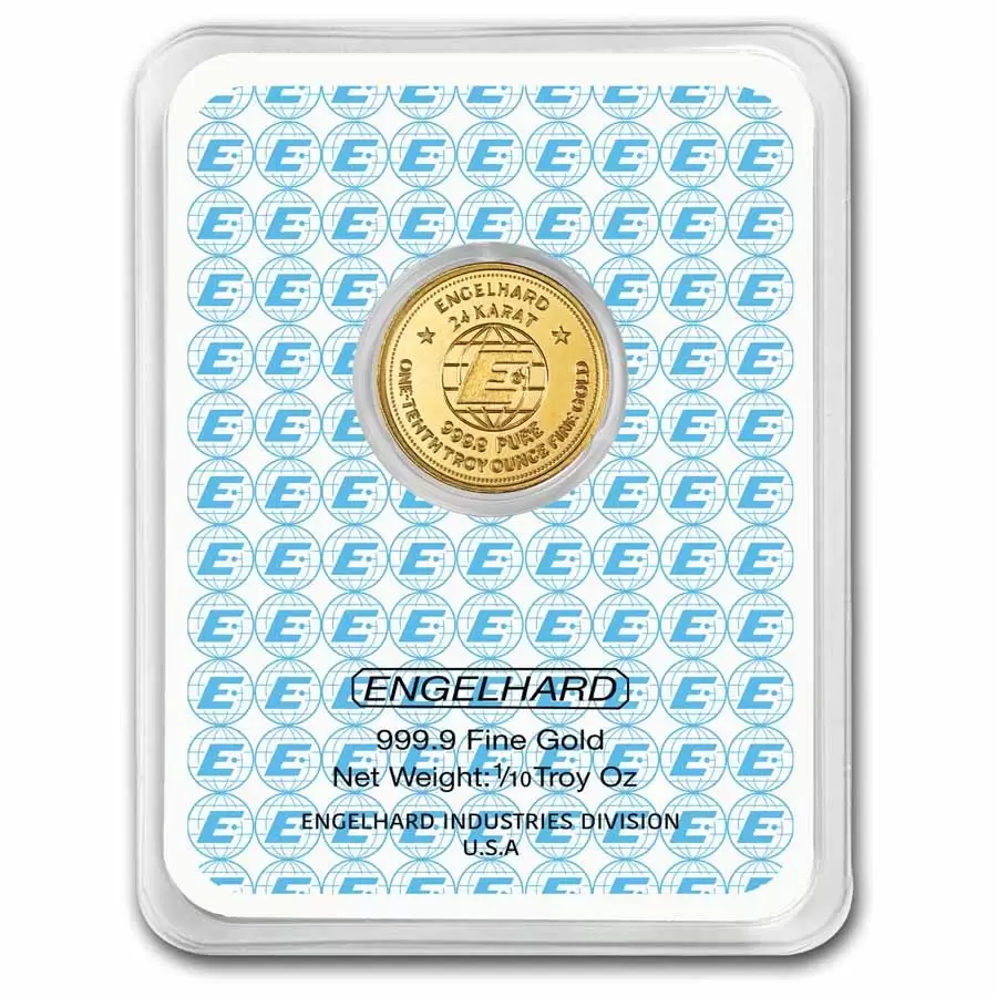 2025 Engelhard Gold Prospector Round 1/10oz - Image 2