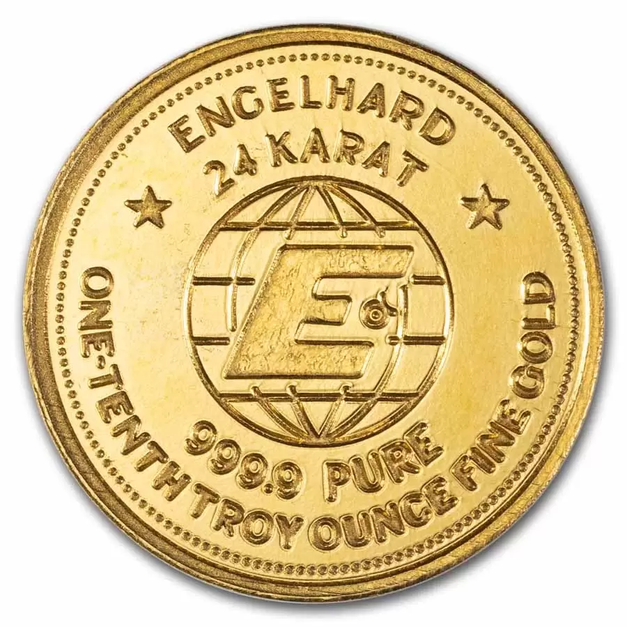 2025 Engelhard Gold Prospector Round 1/10oz - Image 4