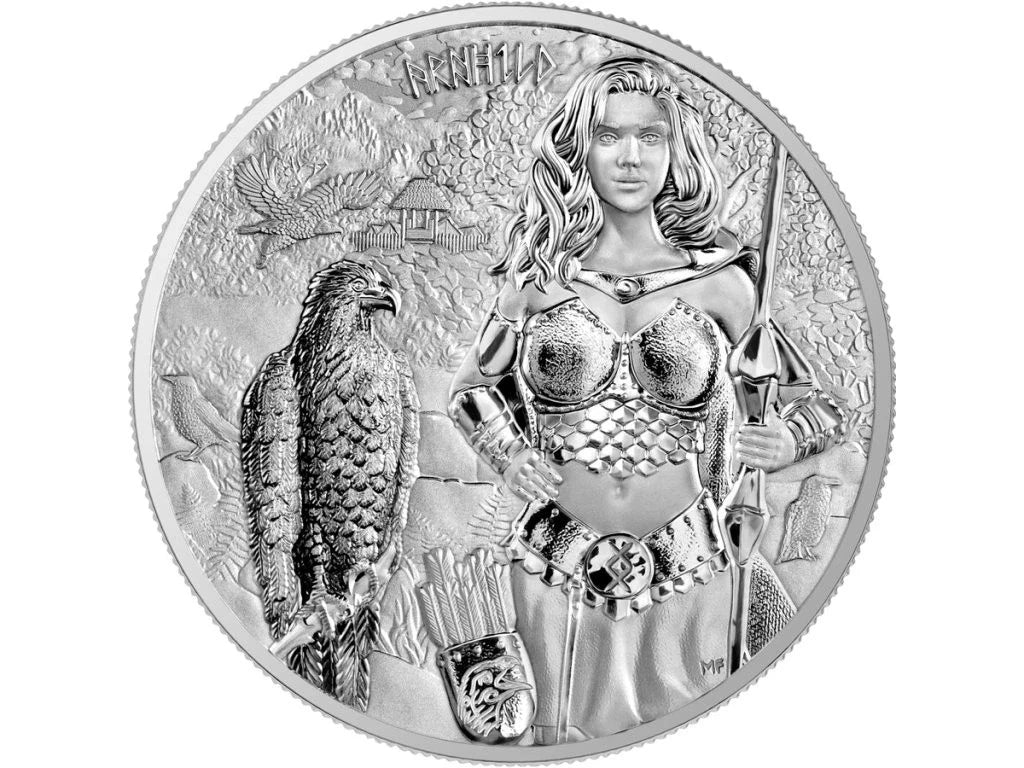 2025 Germania Valkyries: Arnhild 1 oz Silver Round BU