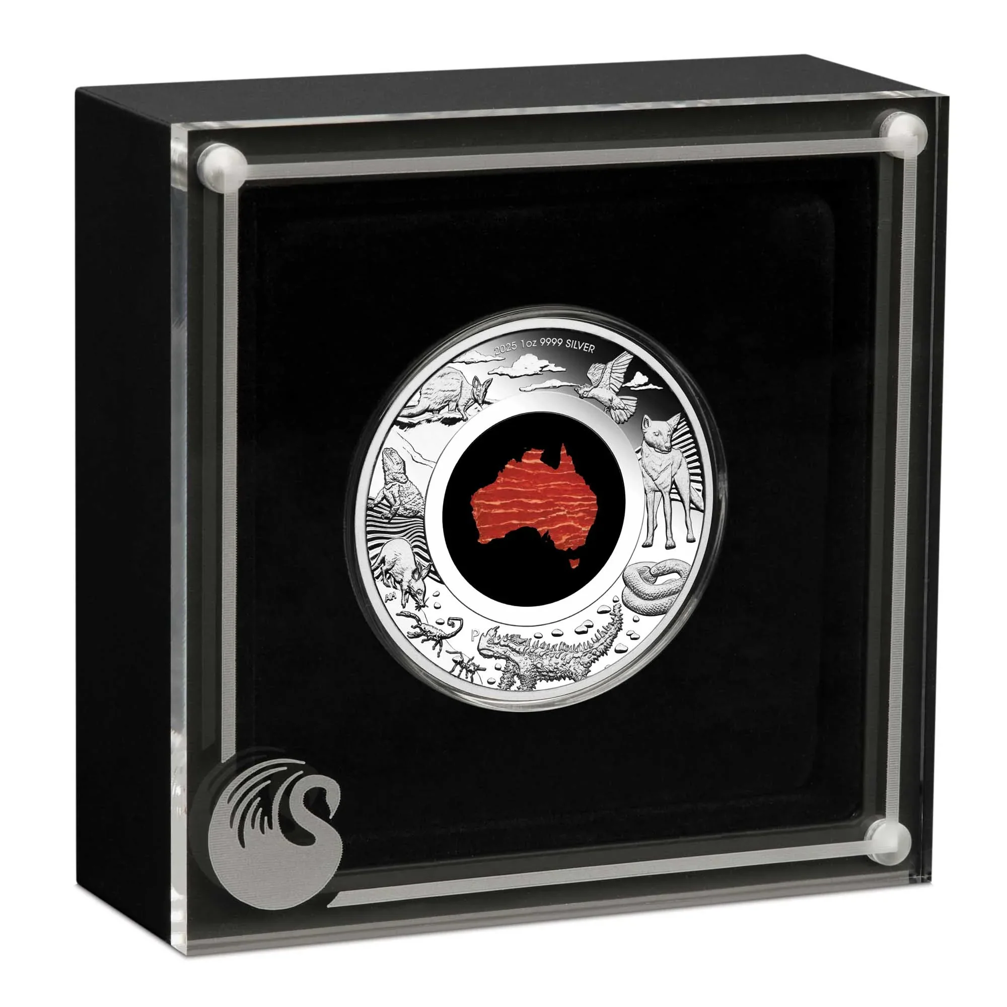 Great Southern Land 2025 1oz Silver Proof Snakeskin Jasper Coin - Image 3