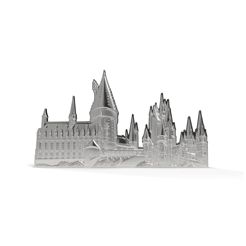 2025 Harry Potter - Hogwarts Castle 3oz Silver Coin - Image 2