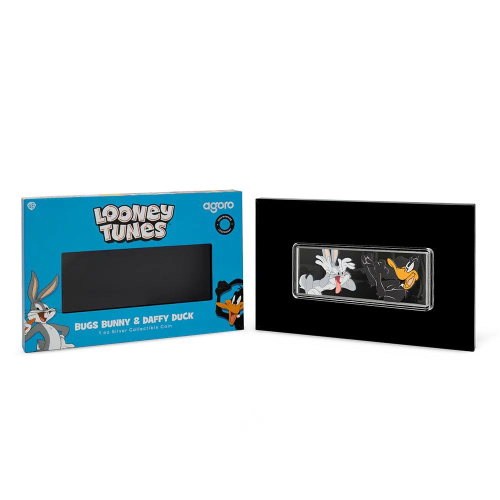 2025 Looney Tunes - Bugs Bunny & Daffy Duck 1oz Silver Coin - Image 4