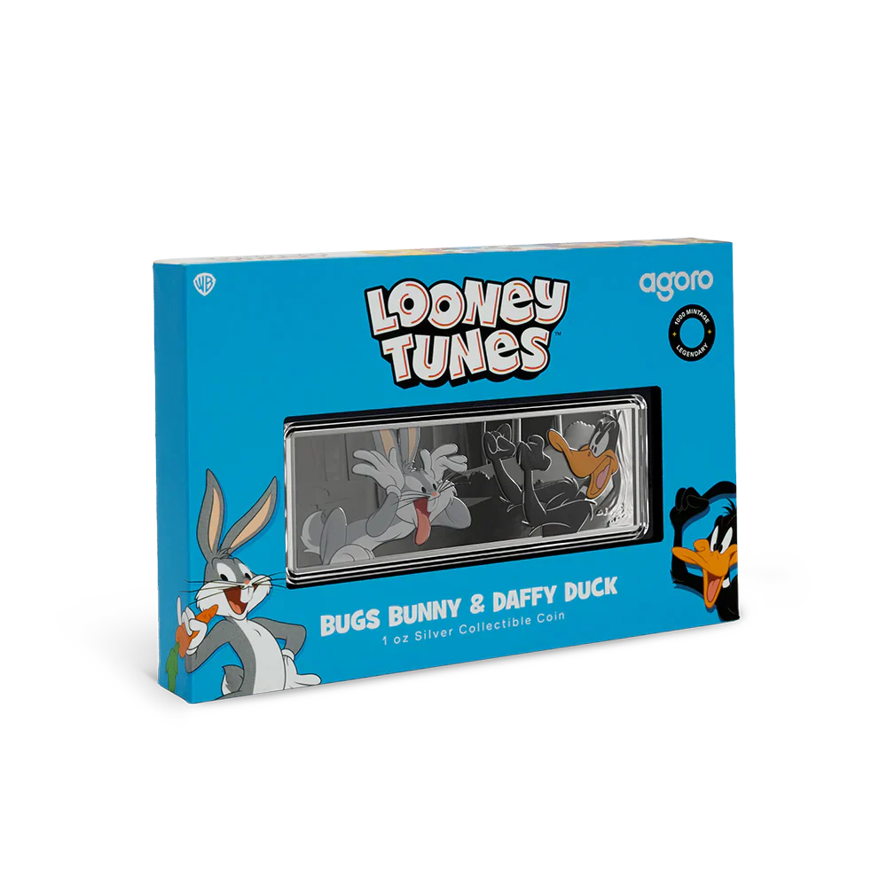 2025 Looney Tunes - Bugs Bunny & Daffy Duck 1oz Silver Coin - Image 5
