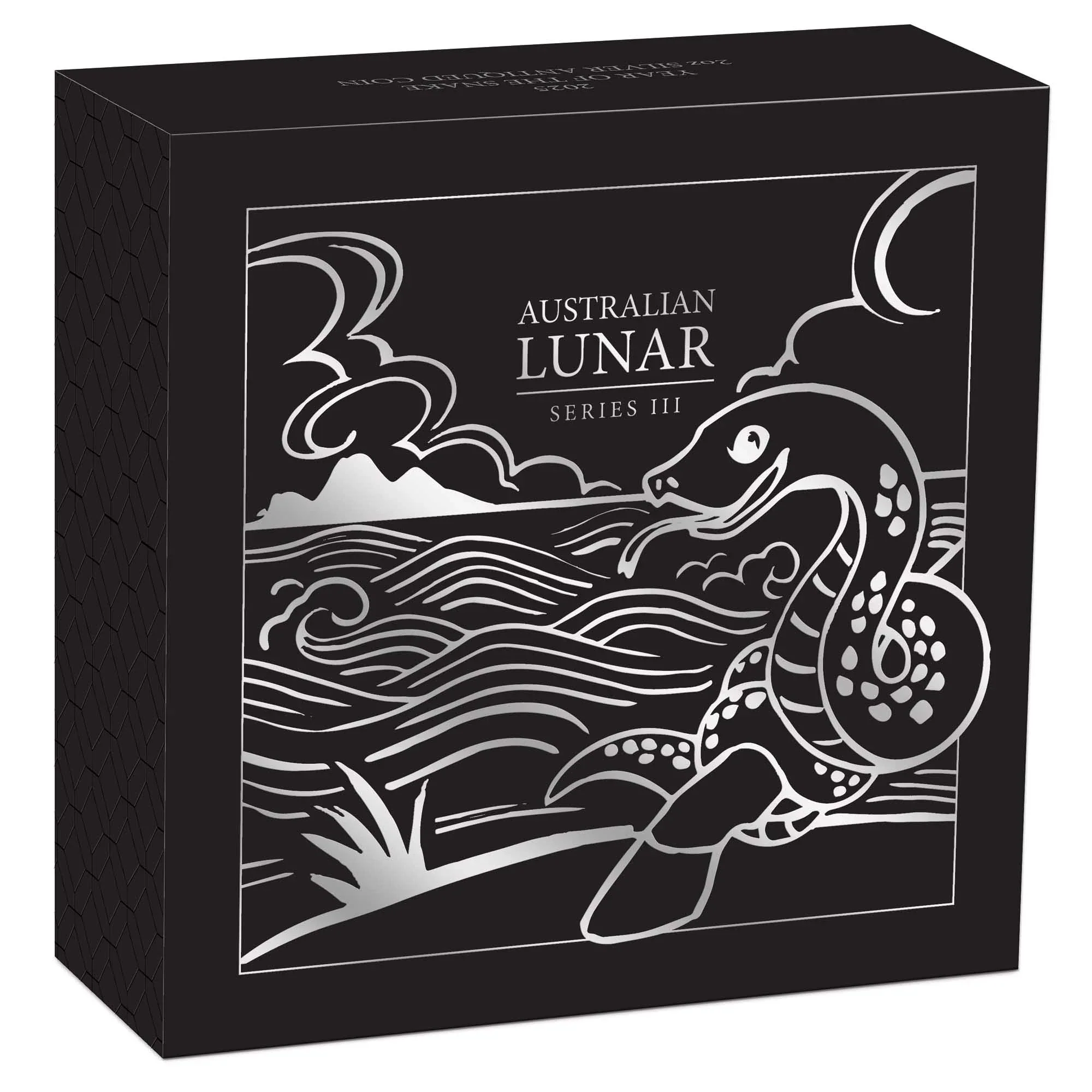 2025 Lunar Series III Year of the Snake 2oz Silver Antiqued Coin - Image 4