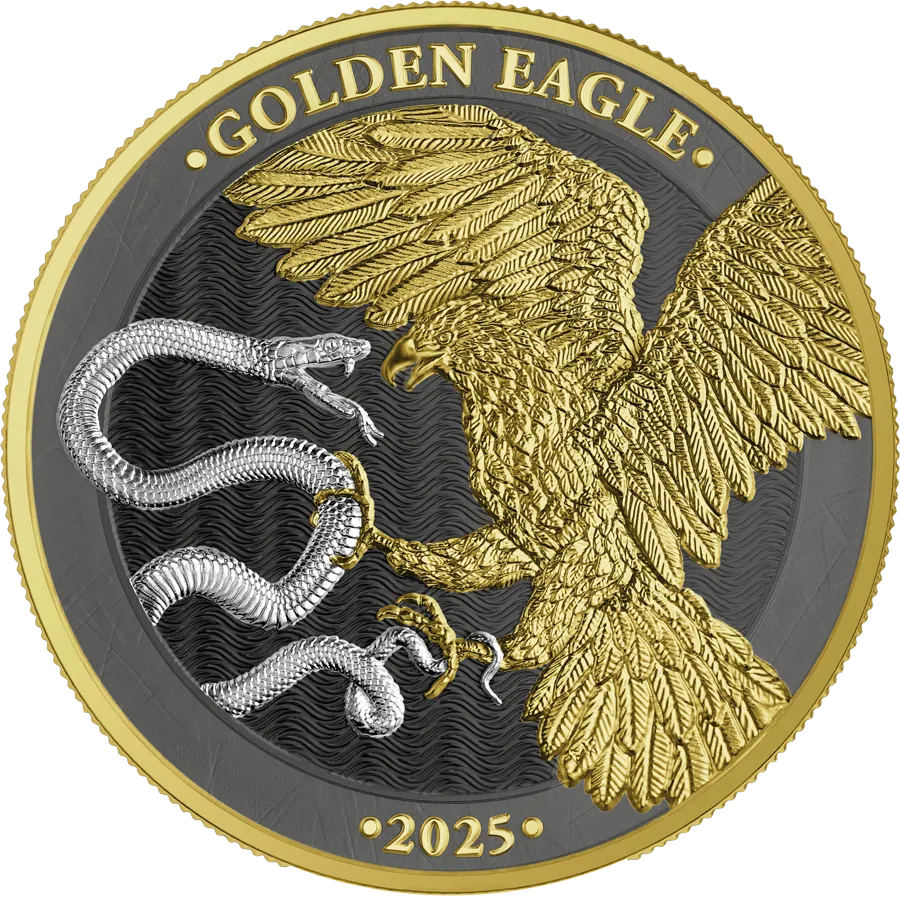 2025 Malta Golden Eagle 30 Euro 1 kilo Silver BU Coin