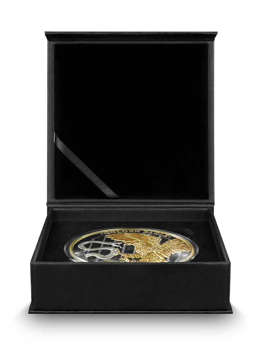 2025 Malta Golden Eagle 30 Euro 1 kilo Silver BU Coin - Image 3