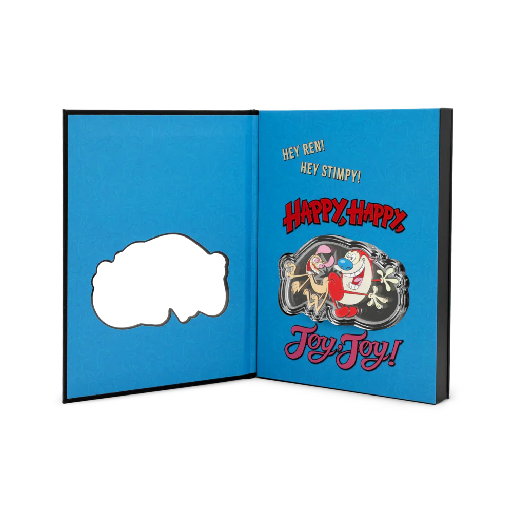 2025 Ren & Stimpy - Butt Bump 1oz Silver Coin - Image 4