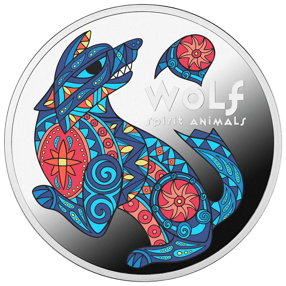2025 Spirit Animal Wolf 17.5g Pure Silver Proof Coin