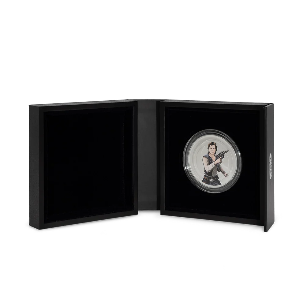 2025 Star Wars™ Han Solo™ VS Boba Fett™ 1oz Silver Collectible Coin - Image 3