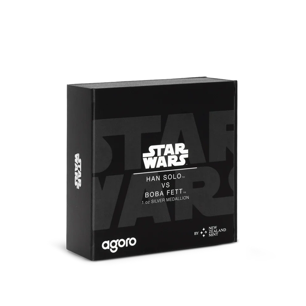 2025 Star Wars™ Han Solo™ VS Boba Fett™ 1oz Silver Collectible Coin - Image 4