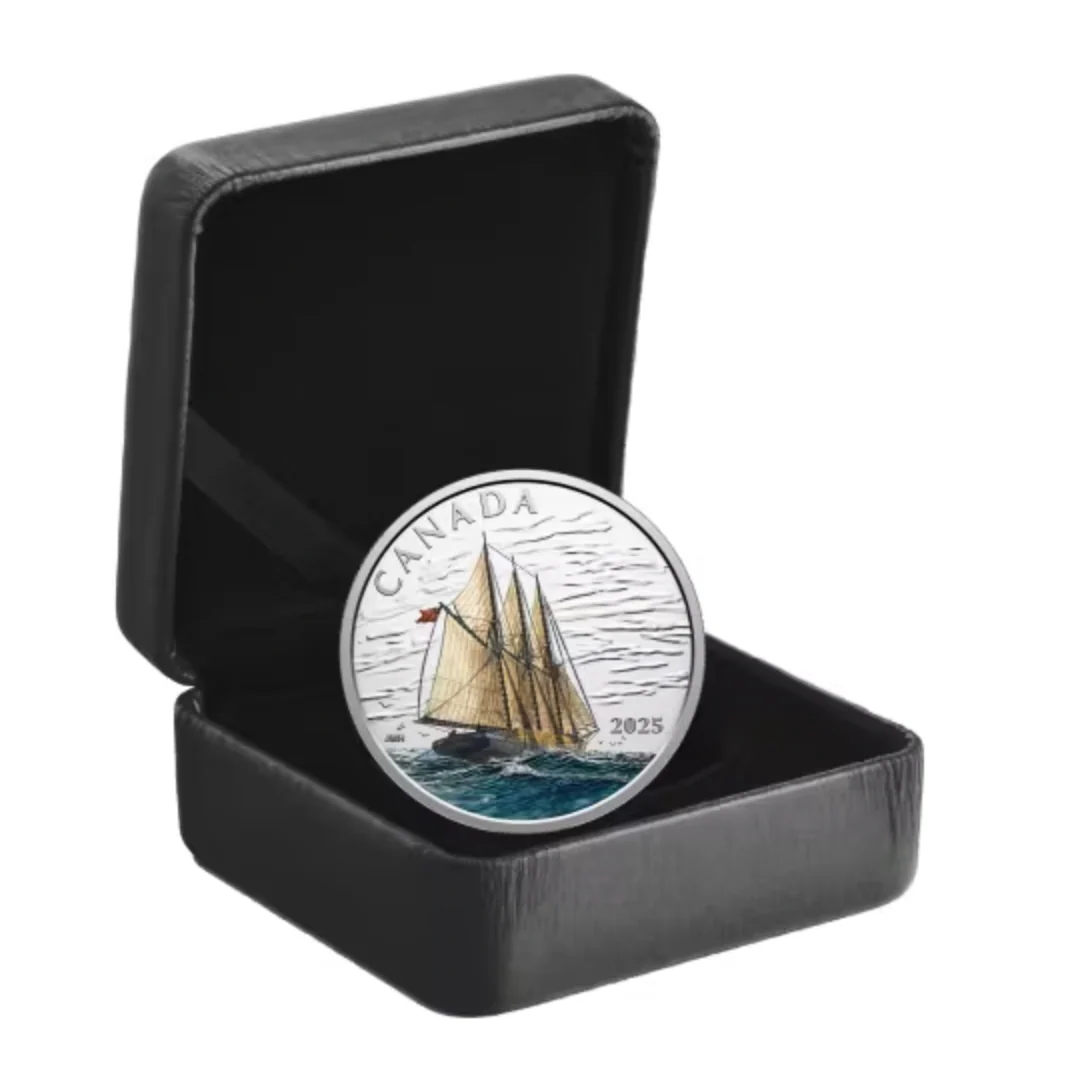 2025 Tall Ships: Three-Masted Schooner – Fine Silver Coin - Image 3