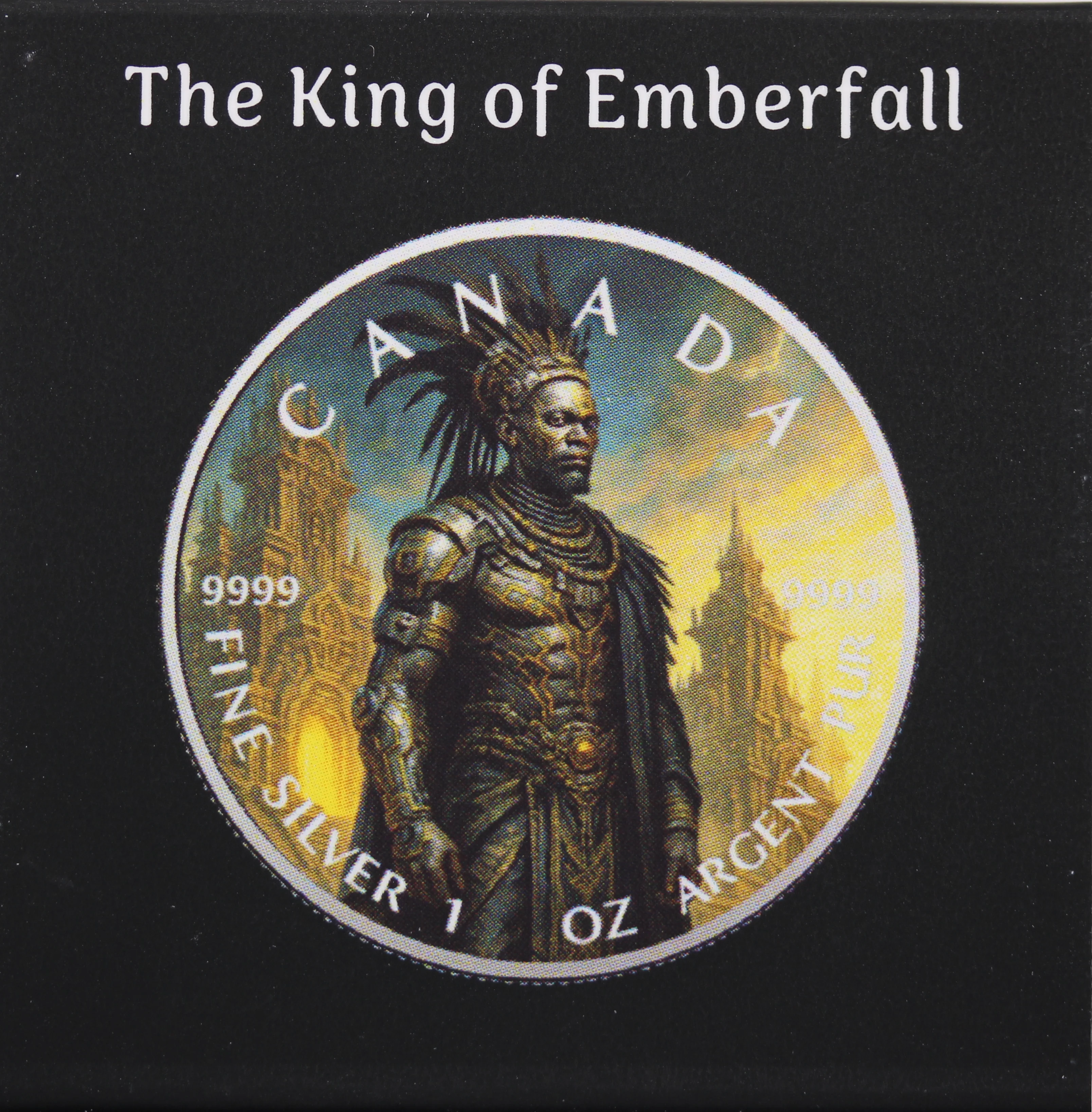 2025 The King of Emberfall 1oz Silver Coin