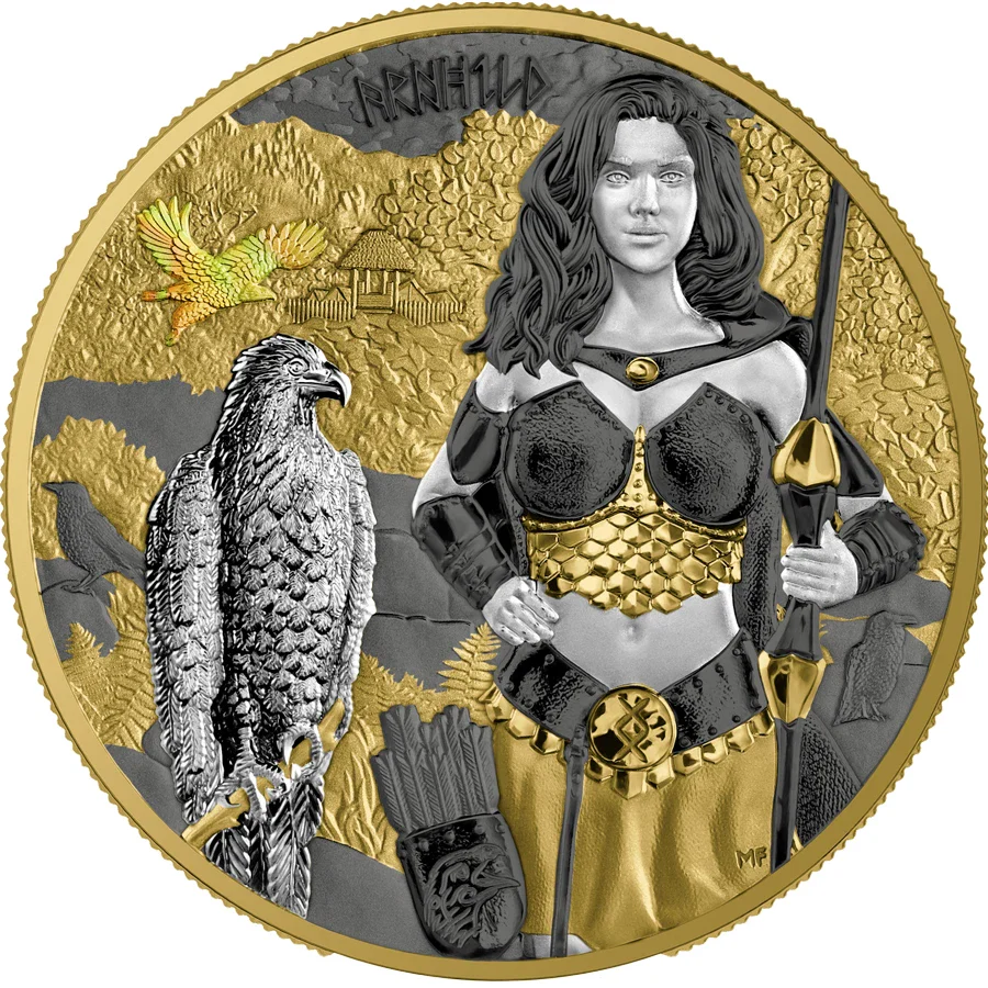 2025 Valkyries - Arnhild Valhalla 5 Mark Coin Germania Mint