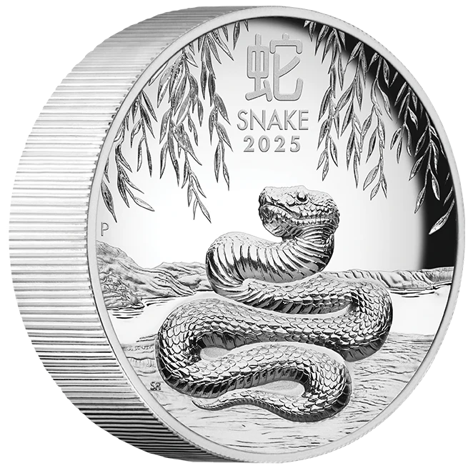 2025 Year of the Snake 5oz Silver Proof High Relief Coin