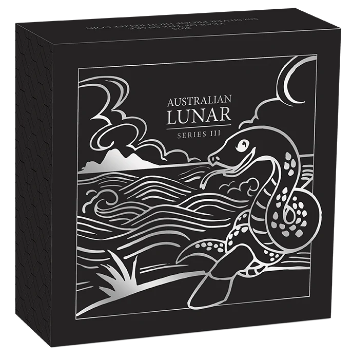 2025 Year of the Snake 5oz Silver Proof High Relief Coin - Image 4